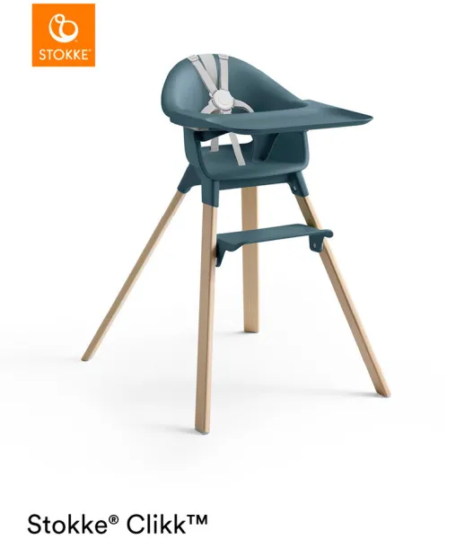 Clikk matstol - Fjord Blue