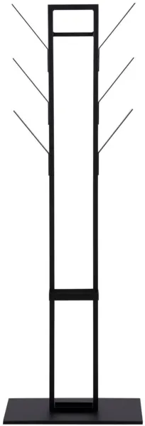 ACT NORDIC Vinson klädhängare - svart metall, inkl. paraplyställ