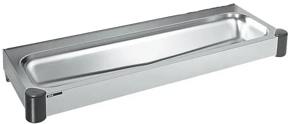 Juvel Intra Juvel P12 sköljränna utan bakvägg, centralt avlopp, rostfritt stål